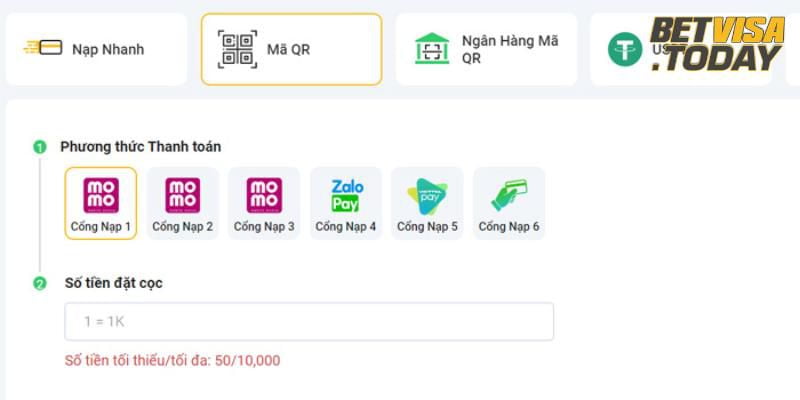 Df999 cung cấp nhiều phương thức thanh toán - Df999
