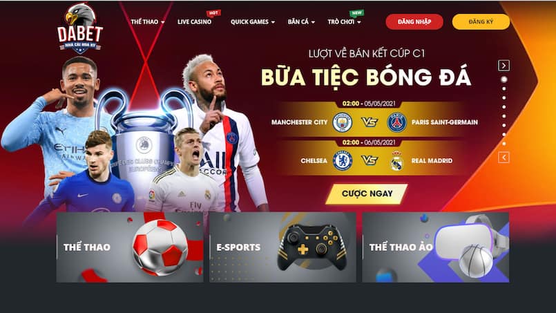 Các bước cụ thể khi đặt cược vào các sự kiện cấp độ N88 - N88